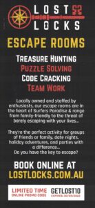 Lost Locks Escape Rooms DL Brochure