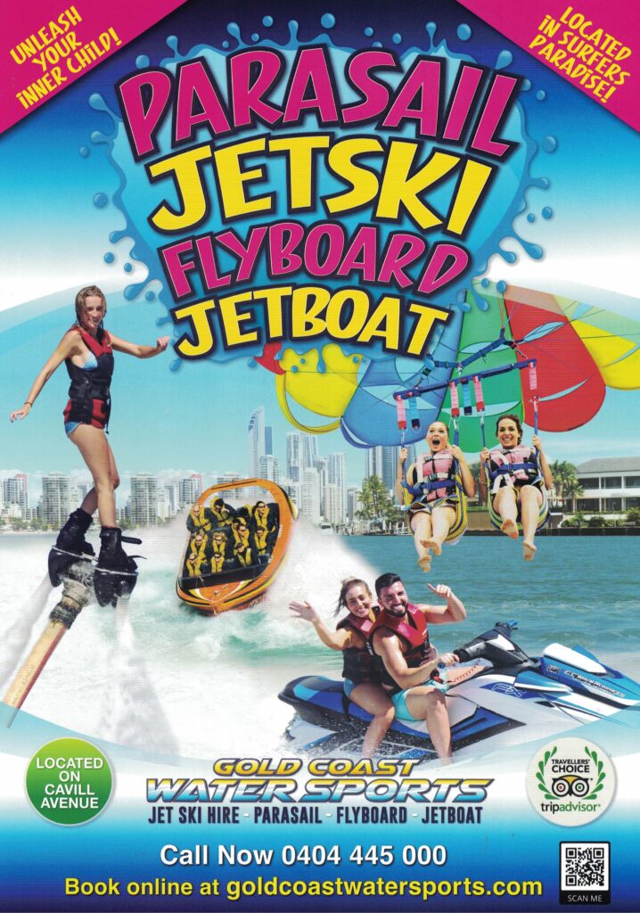 Gold Coast Watersports A4 Brochure Brochure website